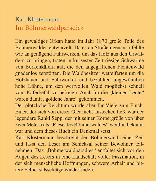 Produktbild: Im B&ouml;hmerwaldparadies
