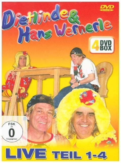 Produktbild: Dietlinde & Hans Wernerle - Live Teil 1-4 [4 DVDs]