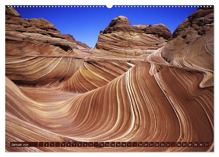 Produktbild: Arizona &bull; Impressionen (hochwertiger Premium Wandkalender 2026 DIN A2 quer), Kunstdruck in Hochglanz