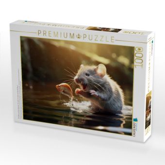 Produktbild: CALVENDO Puzzle Ein Motiv aus dem Kalender "Ein Jahr im Leben von Familie Maus" | 1000 Teile Lege-Gr&ouml;&szlig;e 64x48cm Foto-Puzzle f&uuml;r gl&uuml;ckliche Stunden