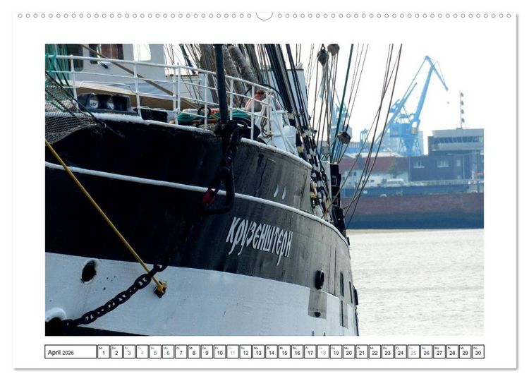 Produktbild: Segelspektakel in Bremerhaven. Die Sail (hochwertiger Premium Wandkalender 2026 DIN A2 quer), Kunstdruck in Hochglanz
