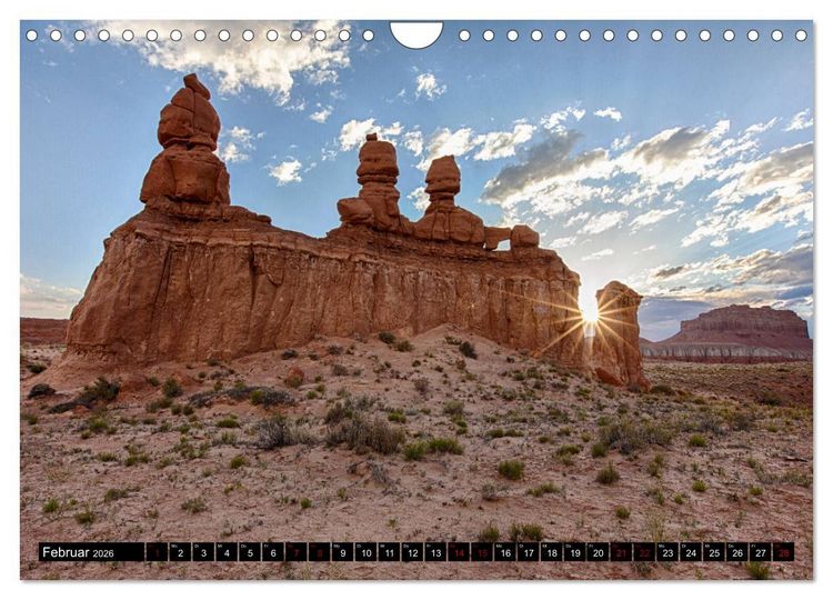 Produktbild: Landschafts Juwelen - Erlesene Landschaften der USA (Wandkalender 2026 DIN A4 quer), CALVENDO Monatskalender