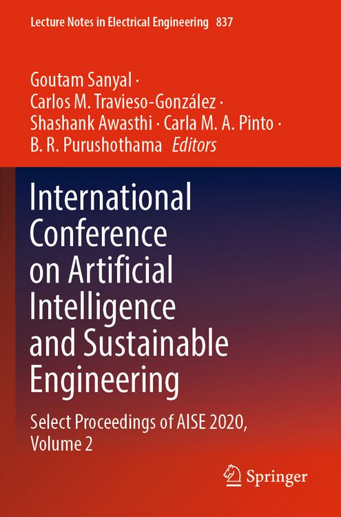 Produktbild: International Conference on Artificial Intelligence and Sustainable Engineering