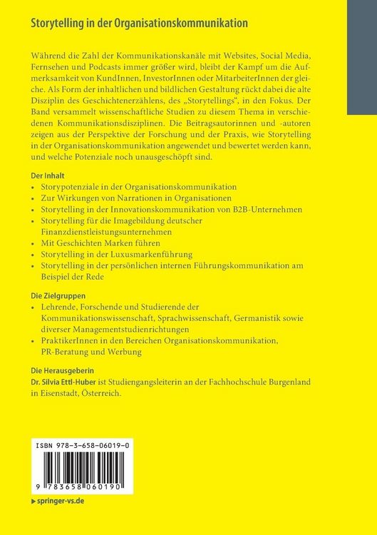 Produktbild: Storytelling in der Organisationskommunikation