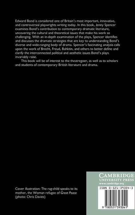 Produktbild: Dramatic Strategies in the Plays of Edward Bond