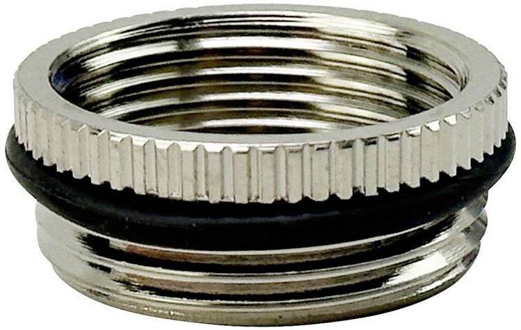 Produktbild: TRU COMPONENTS TC-11032916 REM25-M20 Kabelverschraubung Reduzierung M25 M20 Messing (vernickelt) 1 St.