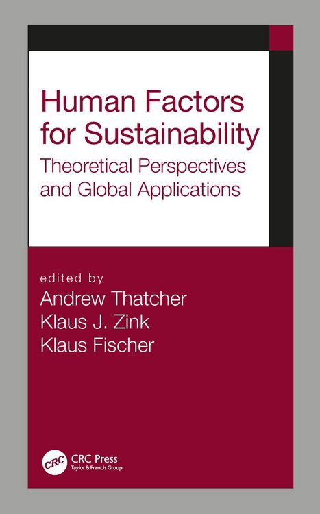 Produktbild: Human Factors for Sustainability