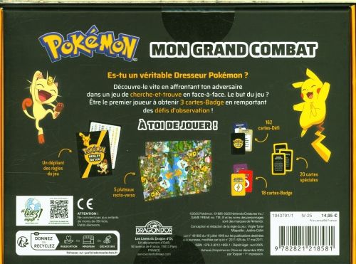 Produktbild: Pok&eacute;mon : mon grand combat