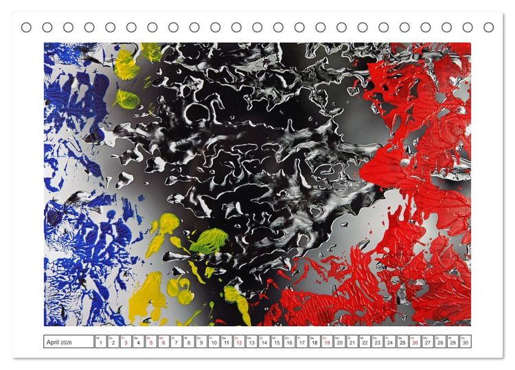 Produktbild: Fotos Farbe Fantasie. (Tischkalender 2026 DIN A5 quer), CALVENDO Monatskalender