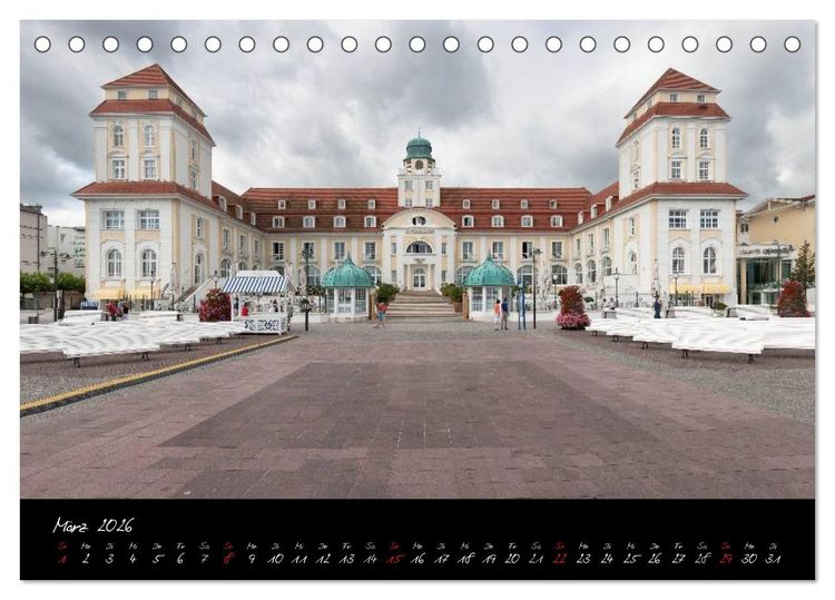 Produktbild: Sassnitz und R&uuml;gen (Tischkalender 2026 DIN A5 quer), CALVENDO Monatskalender