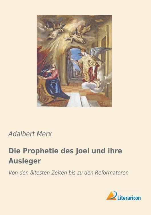 Produktbild: Die Prophetie des Joel und ihre Ausleger