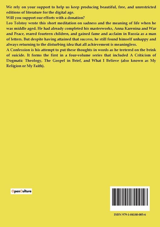 Produktbild: A Confession