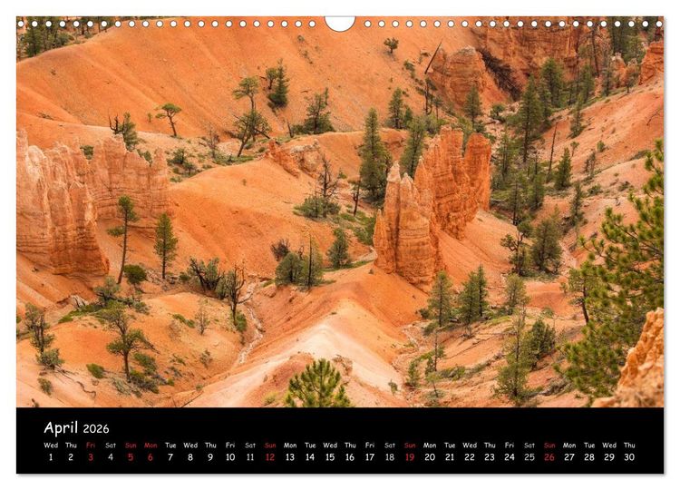 Produktbild: Beautiful Bryce Canyon (Wall Calendar 2026 DIN A3 landscape), CALVENDO 12 Month Wall Calendar