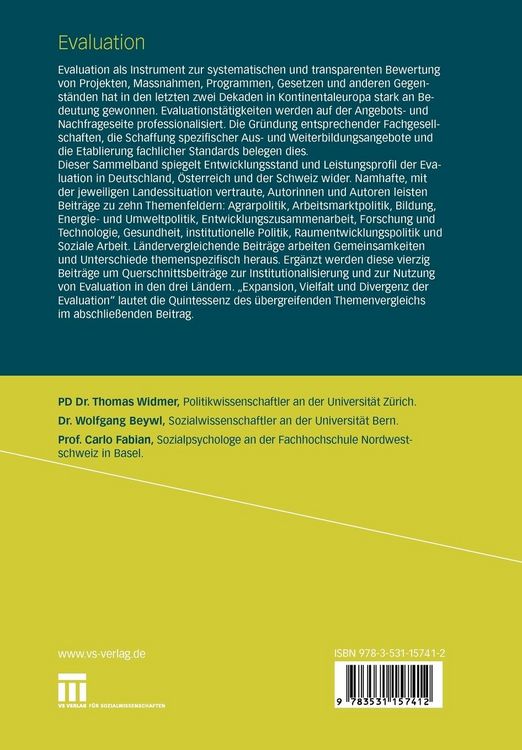 Produktbild: Evaluation