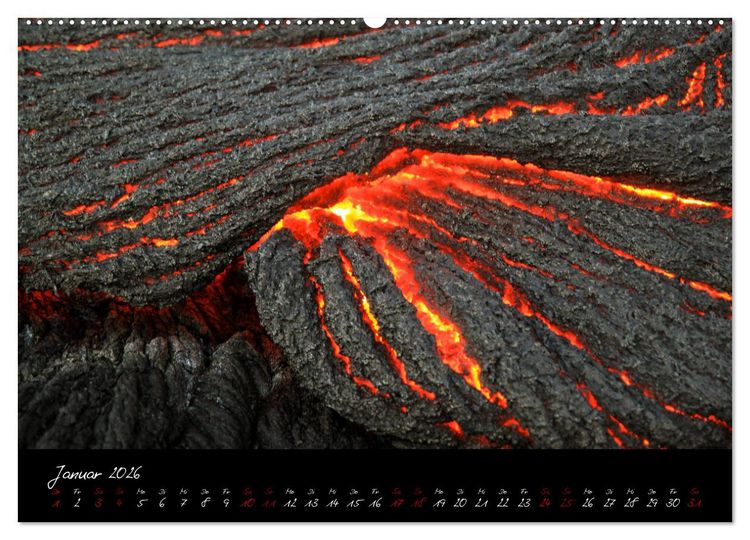Produktbild: Kilauea Volcano Hawaii - Auf den Spuren von Feuerg&ouml;ttin Pele (Wandkalender 2026 DIN A2 quer), CALVENDO Monatskalender