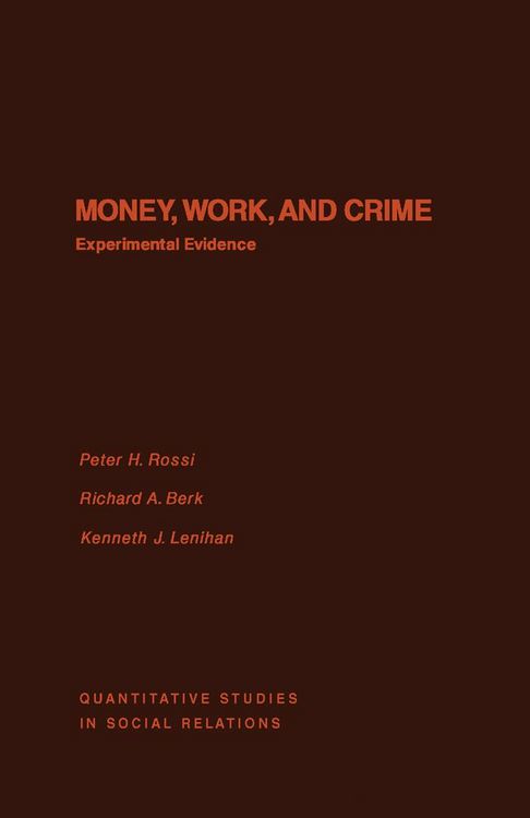 Produktbild: Money, Work, and Crime
