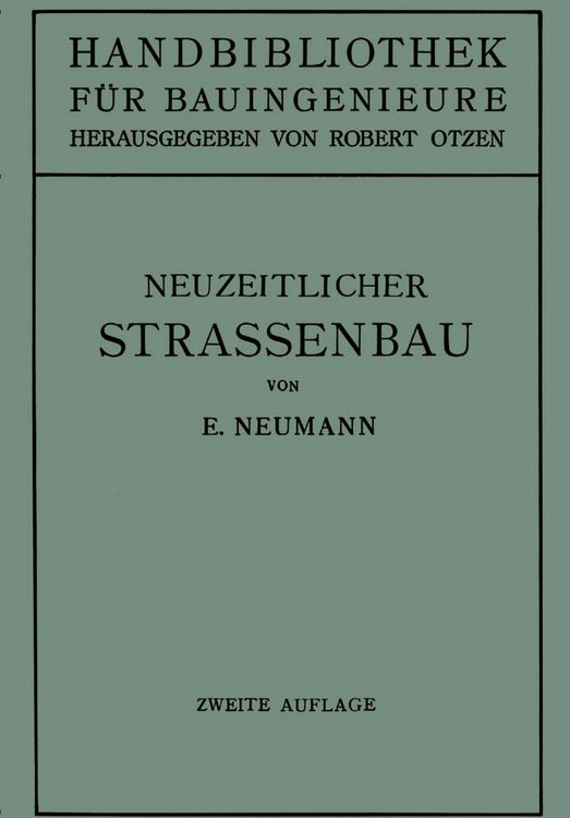 Produktbild: Der neuzeitliche Stra&szlig;enbau