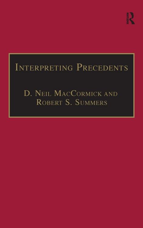 Produktbild: Interpreting Precedents