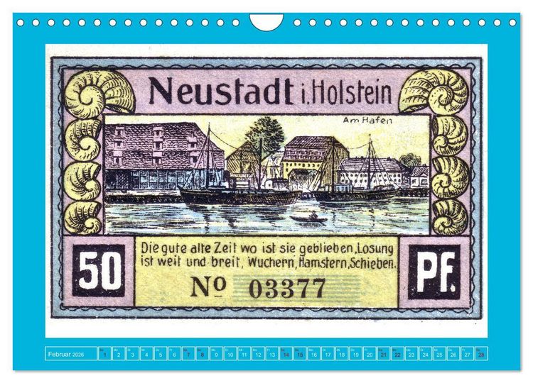 Produktbild: Gru&szlig; aus Neustadt in Holstein (Wandkalender 2026 DIN A4 quer), CALVENDO Monatskalender
