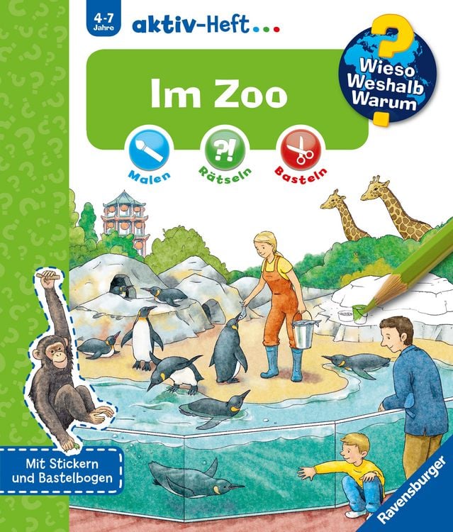 Produktbild: Wieso? Weshalb? Warum? aktiv-Heft - Im Zoo