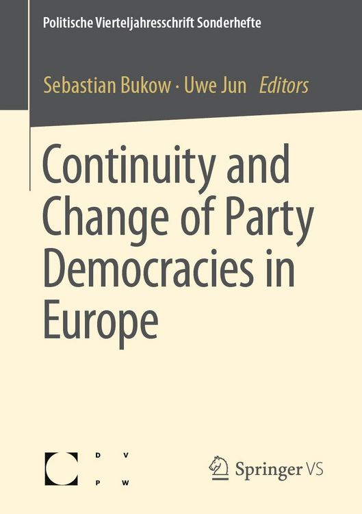 Produktbild: Continuity and Change of Party Democracies in Europe