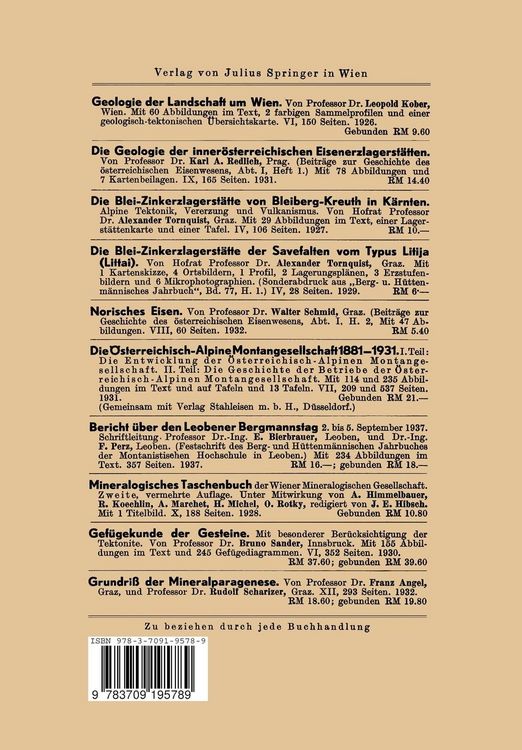 Produktbild: Der Geologische Aufbau &Ouml;sterreichs