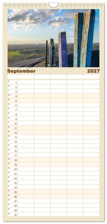 Produktbild: Familienplaner 2027 - Bottroper Stadtansichten mit 5 Spalten (Wandkalender, 21 x 45 cm) CALVENDO