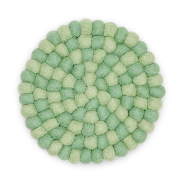 Produktbild: Filzuntersetzer Dots "Salbei"