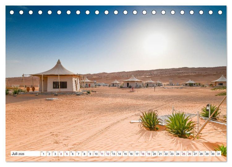 Produktbild: Oman - Perle des Orients (Tischkalender 2026 DIN A5 quer), CALVENDO Monatskalender