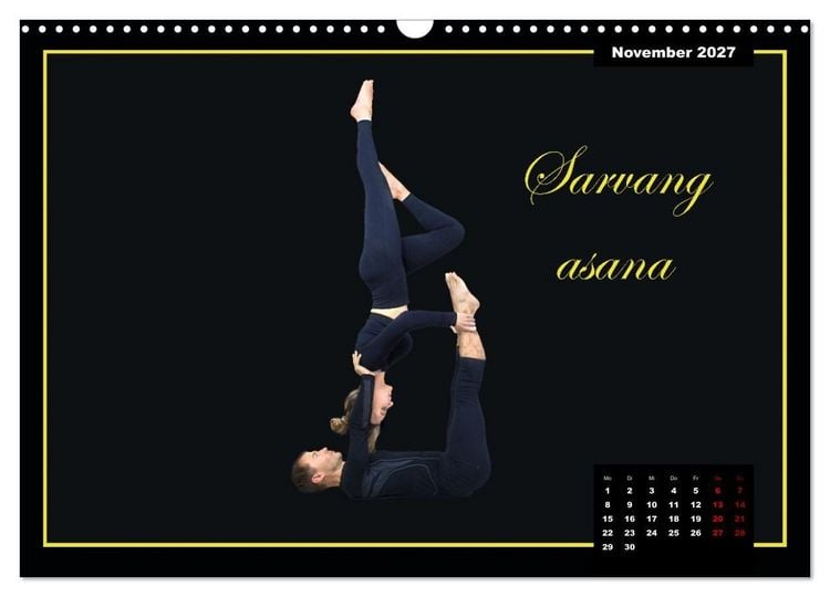 Produktbild: Yoga - Asana (Wandkalender 2027 DIN A3 quer), CALVENDO Monatskalender