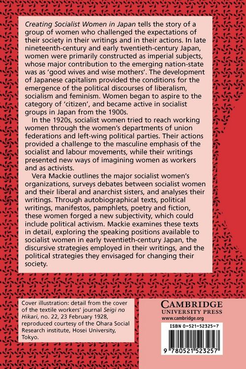 Produktbild: Creating Socialist Women in Japan