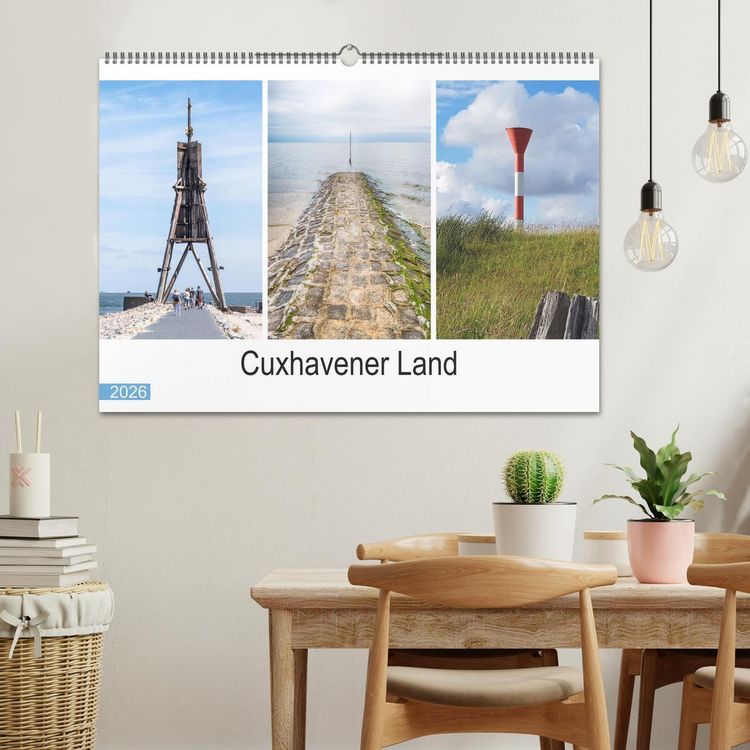 Produktbild: Cuxhavener Land (Wandkalender 2026 DIN A2 quer), CALVENDO Monatskalender