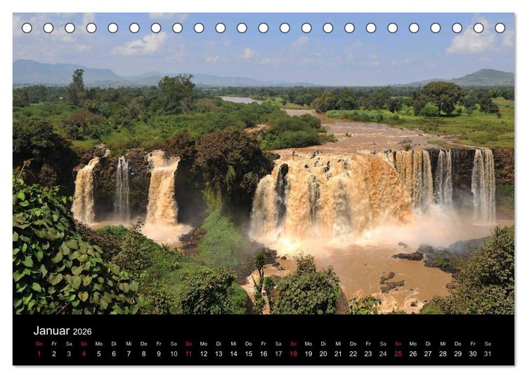 Produktbild: &Auml;thiopien Impressionen (Tischkalender 2026 DIN A5 quer), CALVENDO Monatskalender