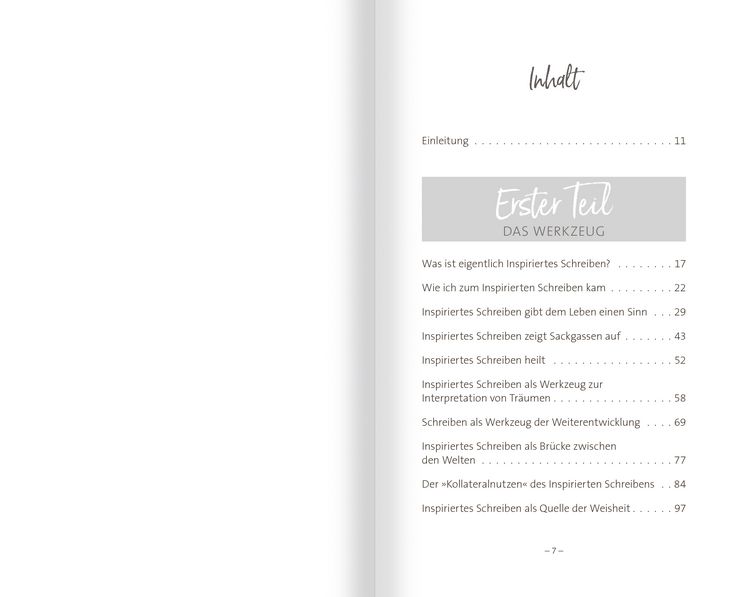 Produktbild: Inspiriertes Schreiben. Selbsterkenntnis, inneres Wachstum und harmonische (Neu-)Orientierung