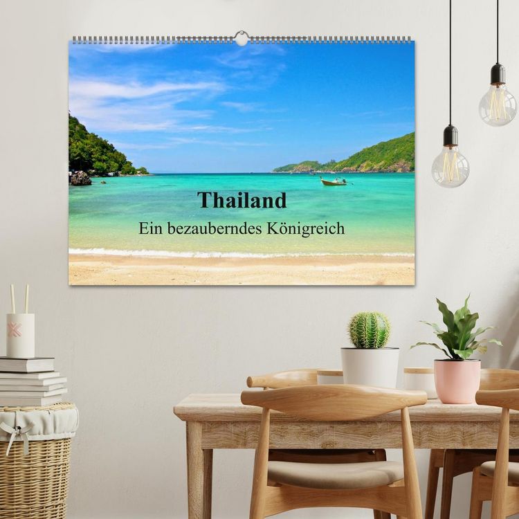 Produktbild: Thailand - Ein bezauberndes K&ouml;nigreich (Wandkalender 2026 DIN A2 quer), CALVENDO Monatskalender