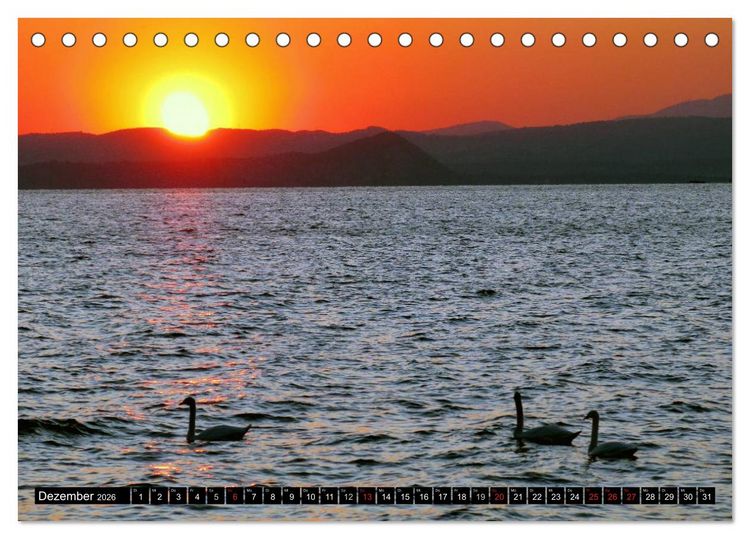 Produktbild: Romantisches Fernweh - Gardasee (Tischkalender 2026 DIN A5 quer), CALVENDO Monatskalender