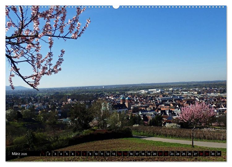 Produktbild: Sehenswertes Bensheim an der Bergstra&szlig;e (Wandkalender 2026 DIN A2 quer), CALVENDO Monatskalender