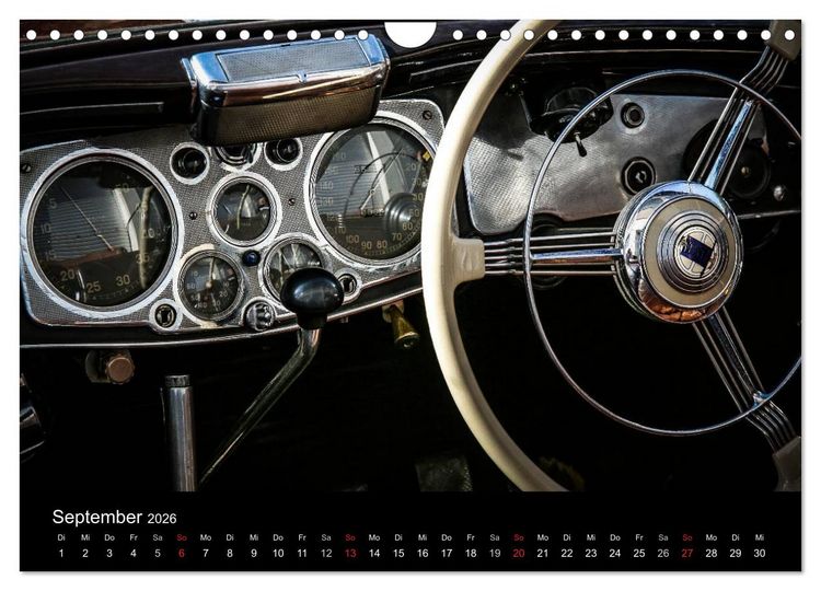 Produktbild: Oldtimer inside (Wandkalender 2026 DIN A4 quer), CALVENDO Monatskalender