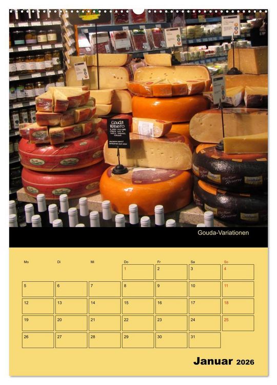 Produktbild: Alles K&auml;se / Planer (Wandkalender 2026 DIN A2 hoch), CALVENDO Monatskalender