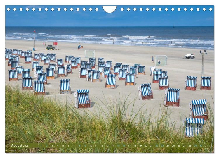 Produktbild: Nordsee Insel Norderney (Wandkalender 2026 DIN A4 quer), CALVENDO Monatskalender