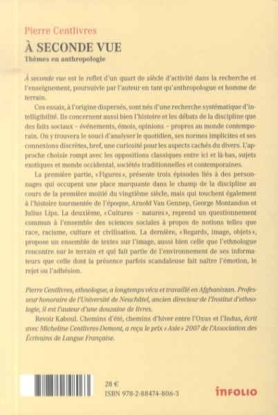 Produktbild: A seconde vue : th&egrave;mes en anthropologie