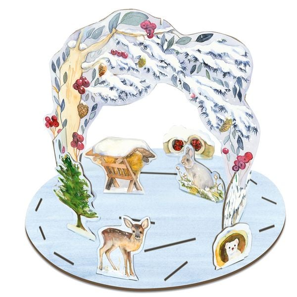 Produktbild: Steck-Adventskalender &raquo;Tiere im Winter&laquo;