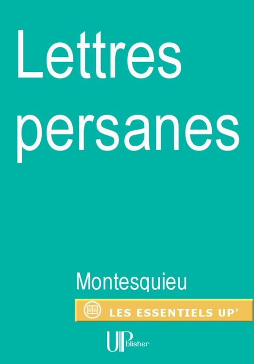 Produktbild: Lettres persanes