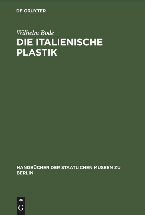 Produktbild: Die italienische Plastik
