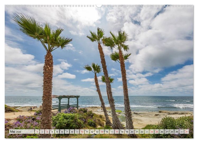 Produktbild: SAN DIEGO Idylle und urbane Impressionen (Wandkalender 2026 DIN A2 quer), CALVENDO Monatskalender