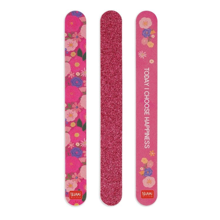 Produktbild: Legami 3er Set Nagefeilen - Blumen
