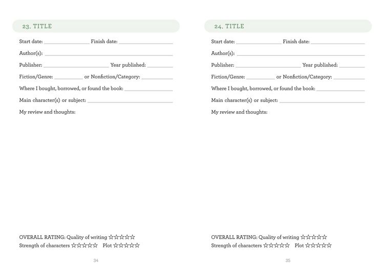 Produktbild: My Book Journal
