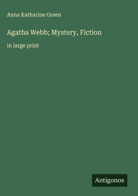 Produktbild: Agatha Webb; Mystery, Fiction