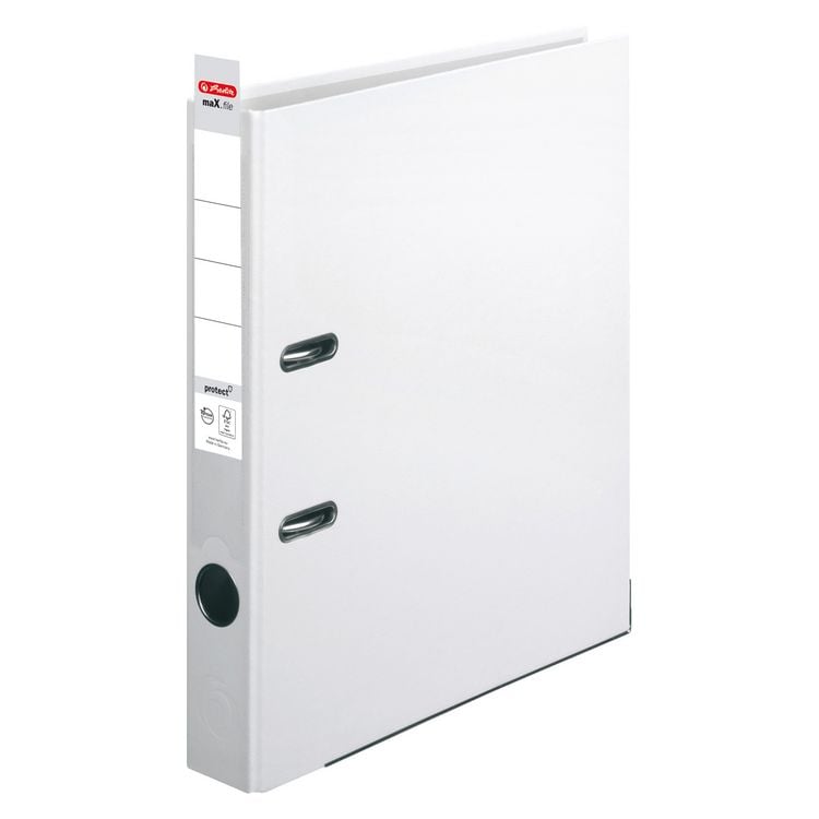 Produktbild: Herlitz Ordner maX.file protect A4 5cm wei&szlig;