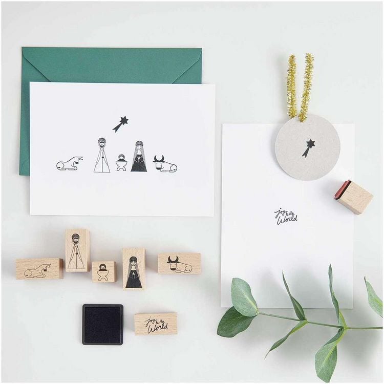 Produktbild: Stempelset Christmas Rocks!, Holy Family 100%